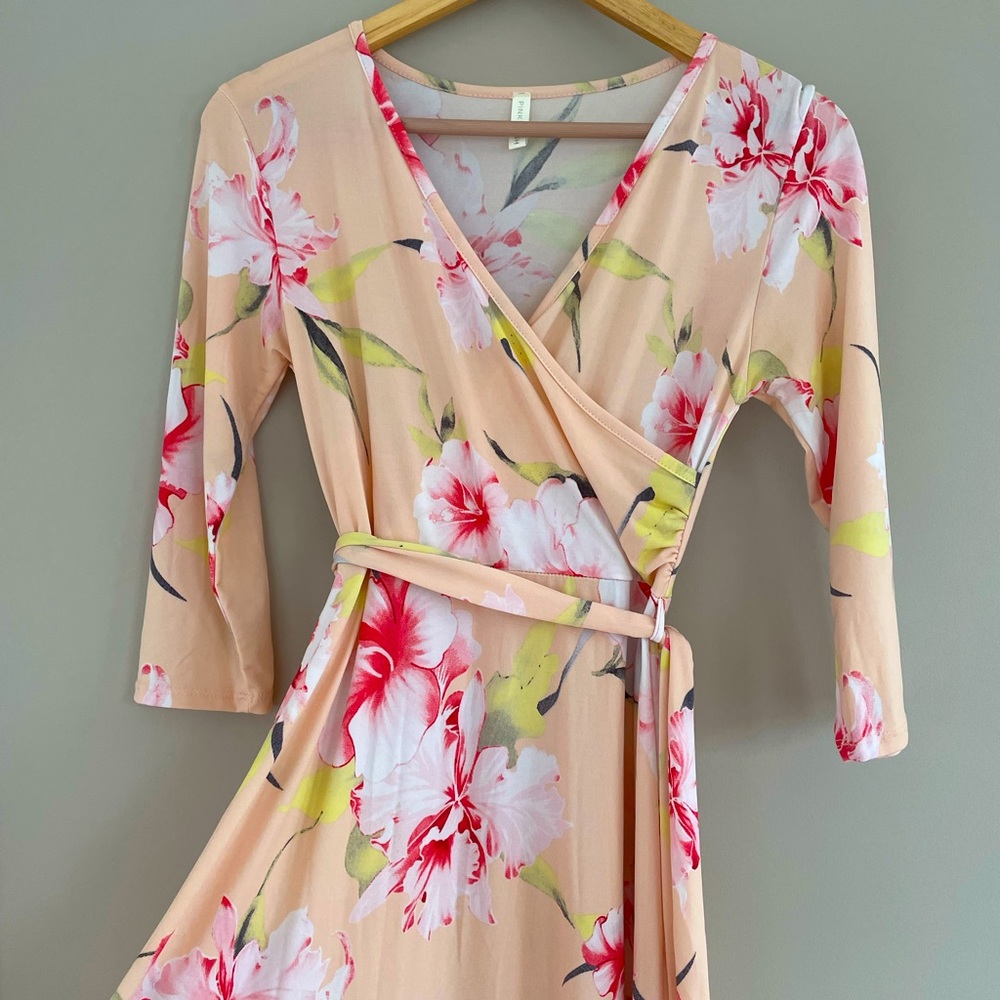 Pink Blush maternity dress, size small